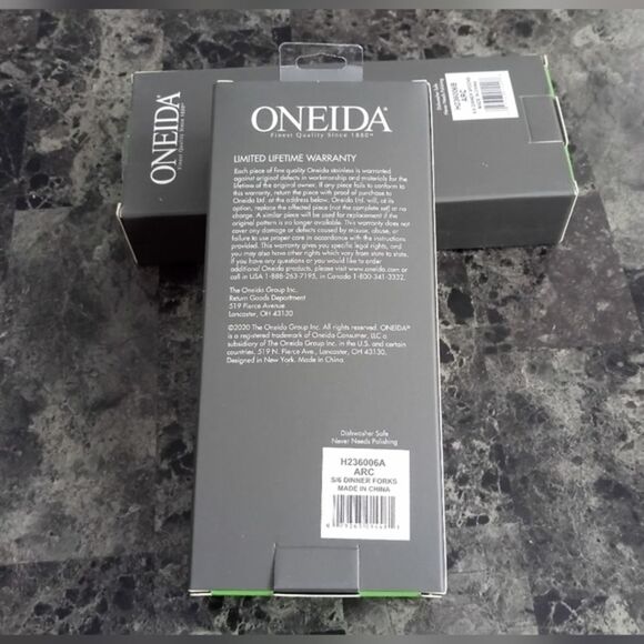 Oneida Arc Stainless Steel‎ Mirror Finish Everyday Flatware Dinner Forks Setof12 - Picture 6 of 6